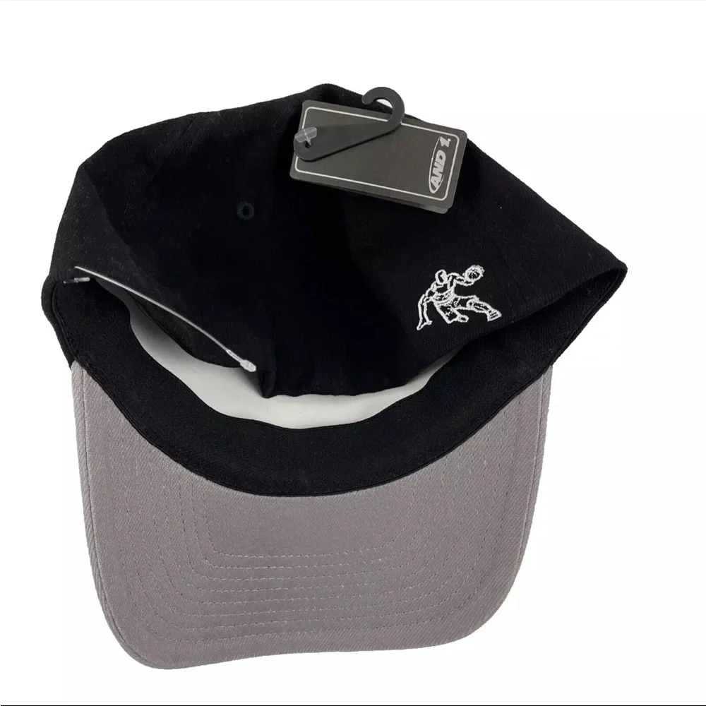 AND 1 Street Basketball Hat Black Flex Fit Structured Cap Mens Size L/XL Hip Hop